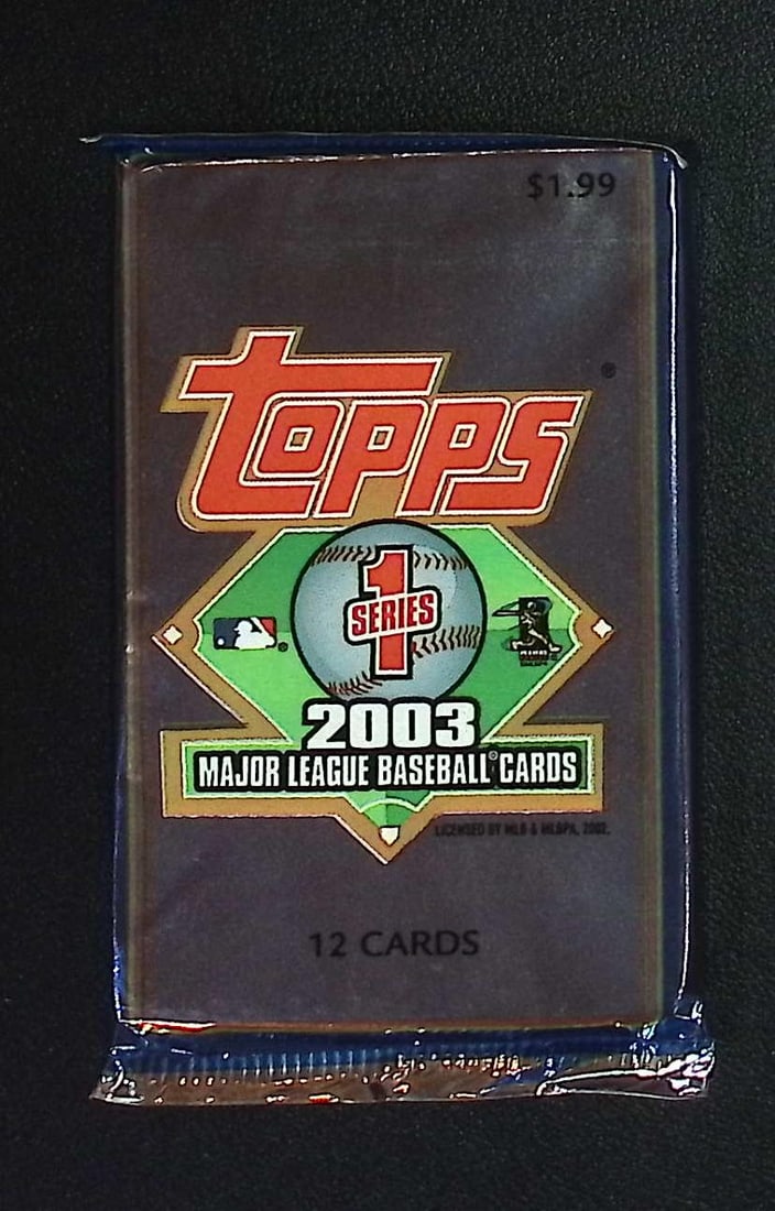 2003 Topps Series 1 Baseball Blaster Box Pack: Topps Series 1 Baseball MLB Trading & Sports Cards, Sports Cards for Sale Near Me, Auction Baseball Lots for Sale on Line, World Series & Hall of Fame Players