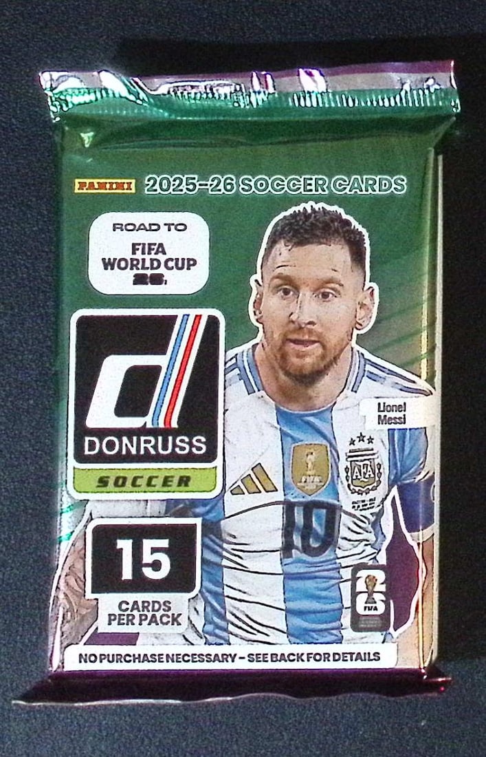2025-26 Donruss Soccer Road to the World Cup Blaster Box Pack - 15 Cards Per Pack (1 of 1)