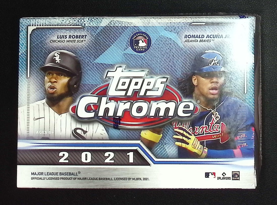 2021 Topps Chrome Baseball Card BLASTER BOX Sports Cards MLB Trading Cards (1 of 1)