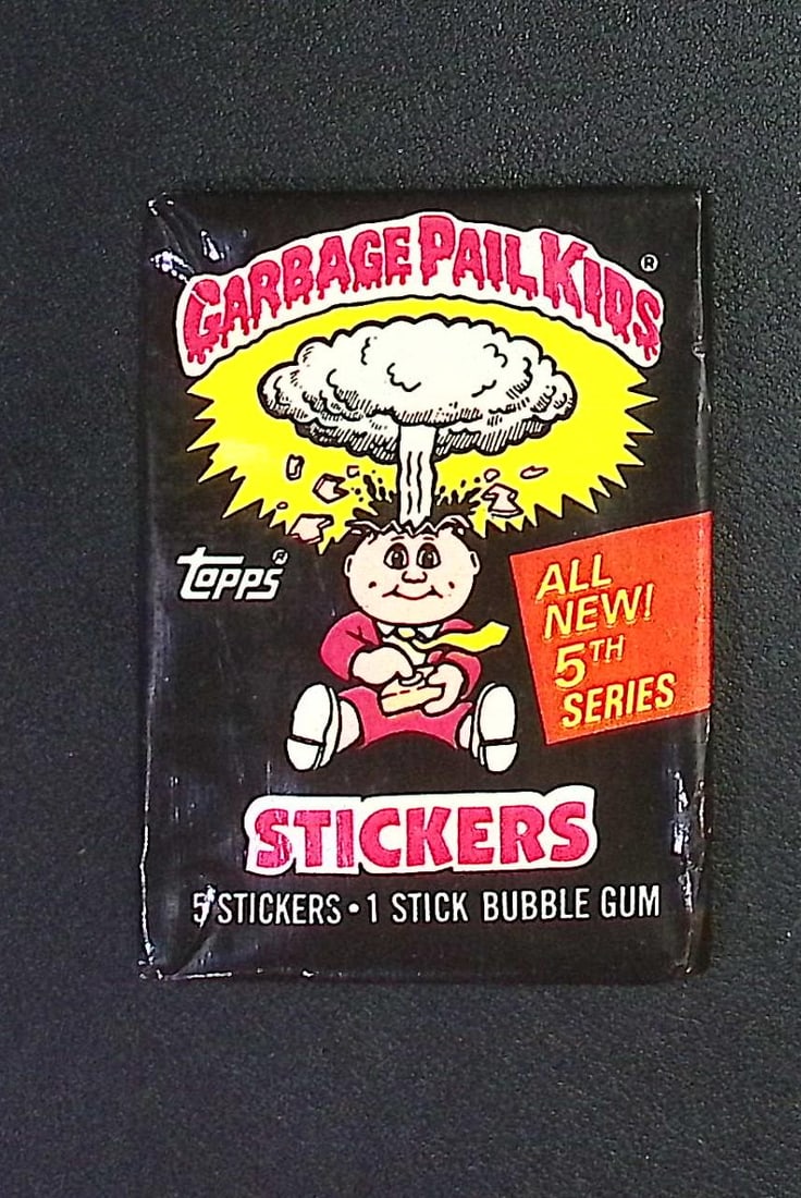 1986 Topps Vintage Garbage Pail Kids Retail Box Wax Pack - 5th Series (1 of 1)