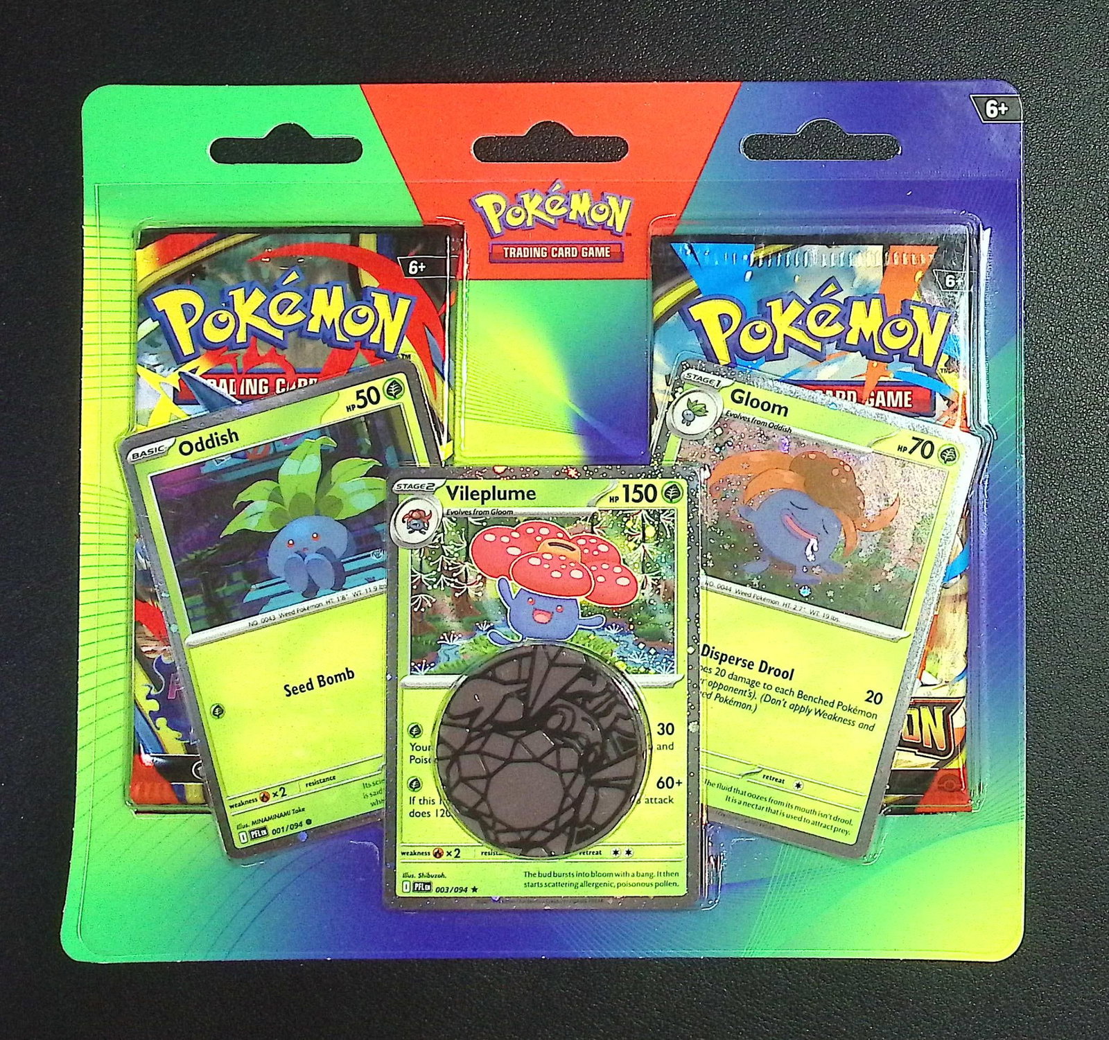 Pokemon Blister Booster Hanger: 1 - 2025 Pokemon Mega Evolutions & 1 - Phantasmal Flames (1 of 1)