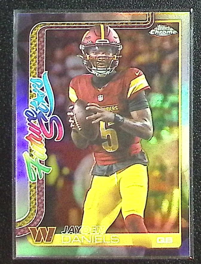 Jayden Daniels Future Stars Refractor 2025 Topps Chrome #FS-14 Washington Commanders (1 of 2)