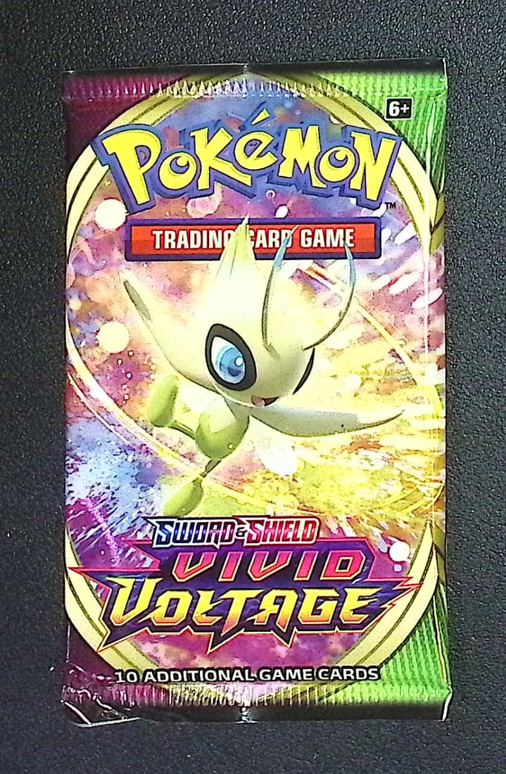 Pokemon Sword and Shield Vivid Voltage 10 Card Booster Pack Charizard Pikachu Holo Rare Cards (1 of 1)