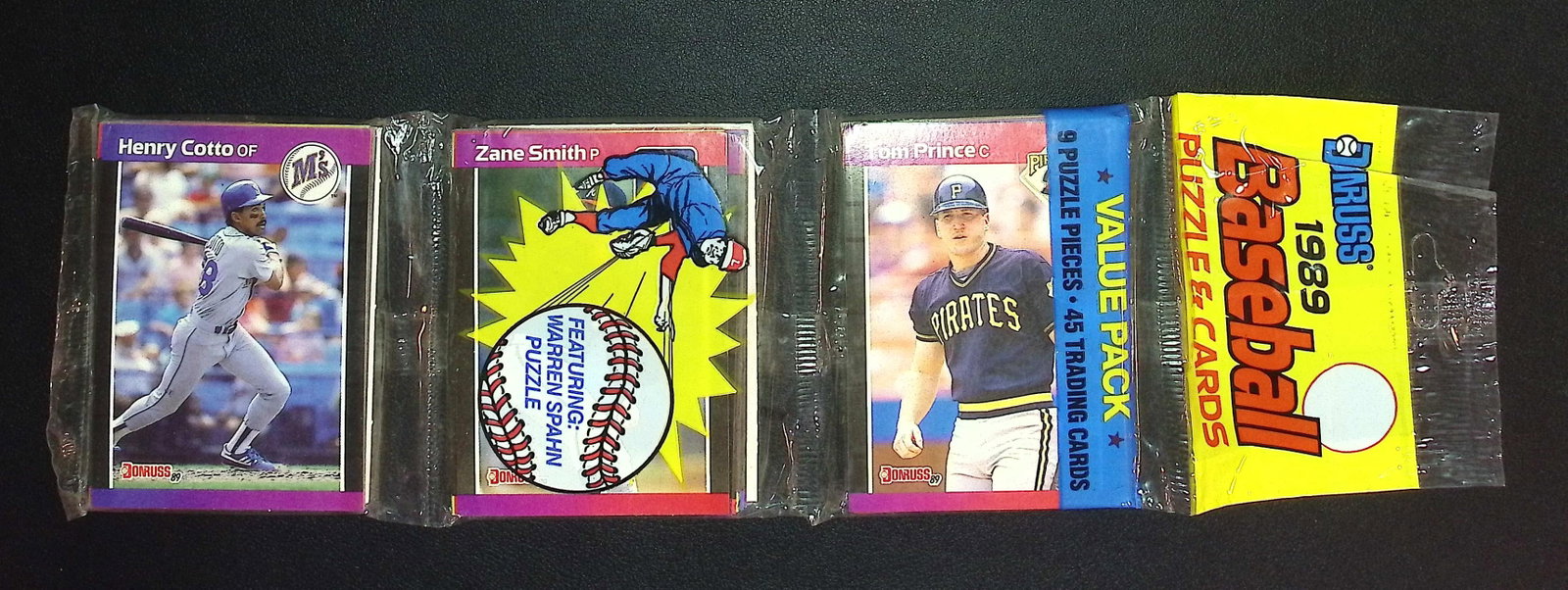 1989 Donruss Vintage Series 1 Retail Rack Pack - Ken Griffey, Jr Rookie Season: Ken Griffey, Jr. Rated Rookie, Vintage Valuable Donruss Baseball MLB Trading & Sports Cards, Robin Yount, George Brett, Rickey Henderson, Nolan Ryan, Old Sports Cards for Sale Near Me, World Series & 