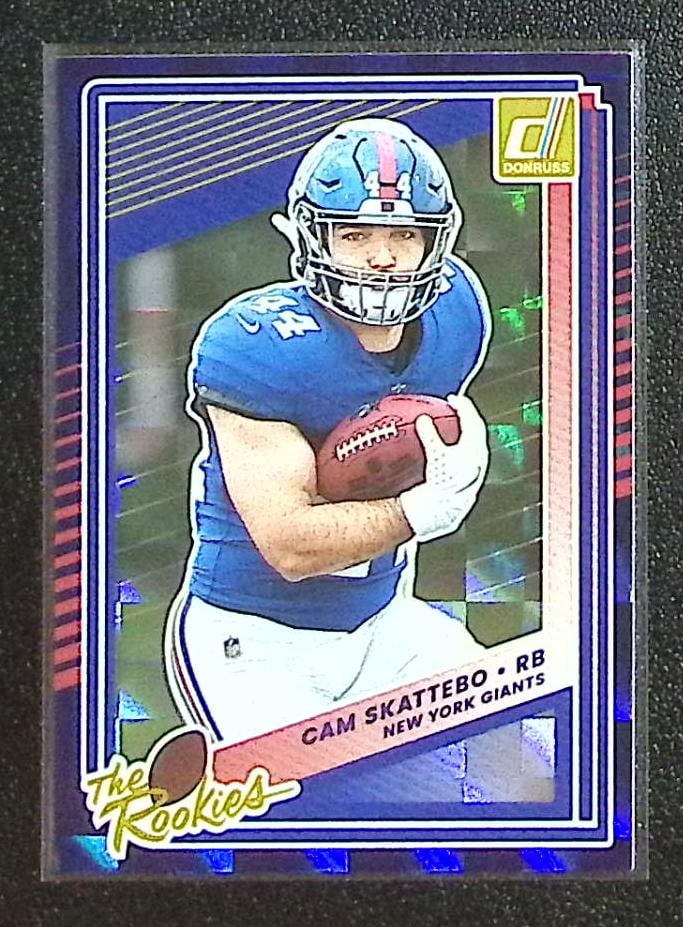 Cam Skattebo The Rookies 2025 Donruss #19 New York Giants (1 of 2)