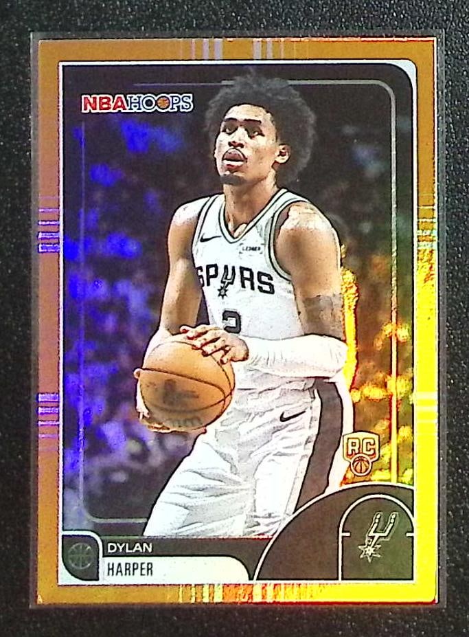 Dylan Harper Rookie Card Orange 2025-26 Topps NBA Hoops #7 San Antonio Spurs: Topps Basketball NBA Trading & Sports Cards, Sports Cards for Sale Near Me, Chrome, Refractor, SP, SSP, Valuable Auction Memorabilia Lots Sold On Line, NBA Championship & Hall of Fame Player Cards