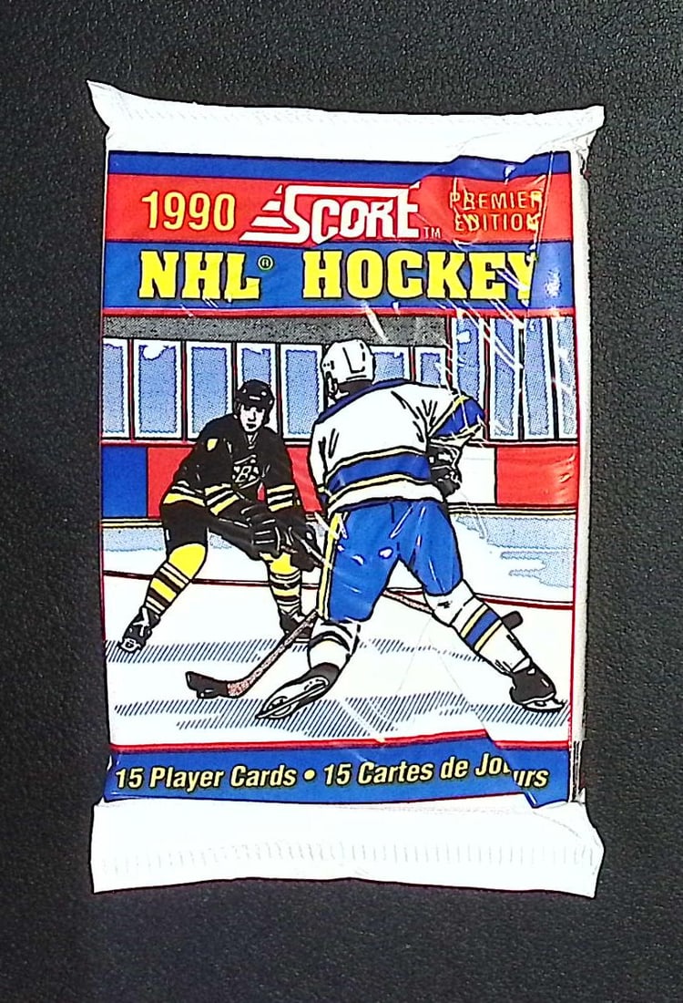 1990 Score Premier Edition Hockey Cards Retail Box Pack Sports Cards Wayne Gretzky (1 of 1)