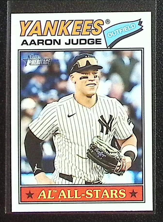 Aaron Judge 2026 Topps Heritage #10 New York Yankees: Topps Baseball MLB Trading & Sports Cards, Sports Cards for Sale Near Me, World Series & Hall of Fame Players Memorabilia, Refractors, X-Fractors, Numbered, SP, SSP, Valuable Auction Memorabilia Lots 