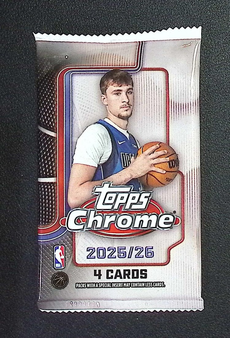 2025 Topps Chrome Basketball BLASTER BOX PACK - Cooper Flagg Rookie Card: Topps Chrome Basketball NBA Trading & Sports Cards, Victor Wembanyama, Brandon Miller, Amen Thompson, Scoot Henderson, Ausar Thompson, Autographs, Signatures, Green Topps Logo Refractor, Auction Lots 