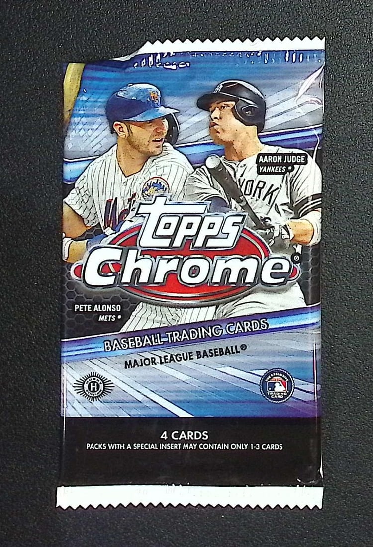 2020 Topps Chrome Baseball Card HOBBY BOX PACK Sports Cards MLB Trading Cards (1 of 1)