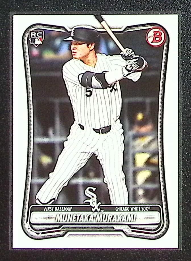 Munetaka Murakami Rookie Card 2026 Bowman #9 Chicago White Sox: Bowman Baseball MLB Trading & Sports Cards, Sports Cards for Sale Near Me, World Series & Hall of Fame Players, SP, SSP, Chrome, 1st Bowman, Auction Memorabilia Lots Sold On Line
