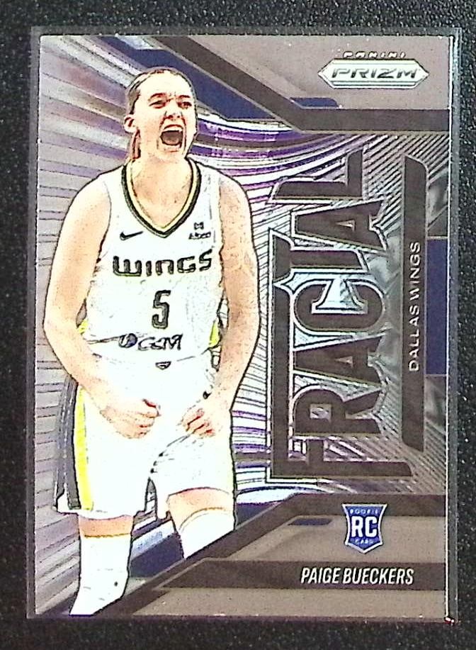 Paige Bueckers Rookie Card Fractal 2025 Panini WNBA Prizm #13 Dallas Wings, UConn: Panini Select, Prizm, Mosaic, Contenders, Revolution, Phoenix, NBA Hoops, Rookie NFL Sports Trading Cards, Silver, SP, SSP, Wave Prizms, Numbered Cards, Basketball sports Cards for Sale Near Me, NBA