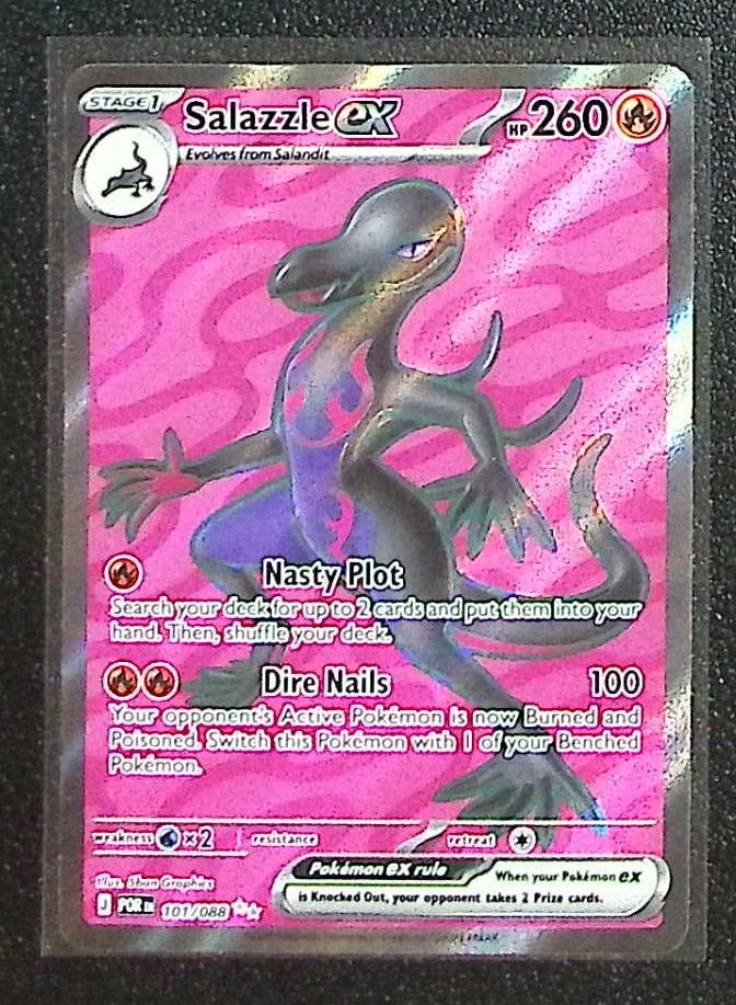 Pokemon Perfect Order Salazzle Ex Full Art Ultra Rare #101: Pokemon Trading Card Game Cards, Charizard, Pikachu, Mewtwo, Reverse Holo, Holo Rare, Secret Rare Cards, Full Art Cards, Eevee, Ultra Rare Card, Illustration Rare, Special Illustration Rare SIR