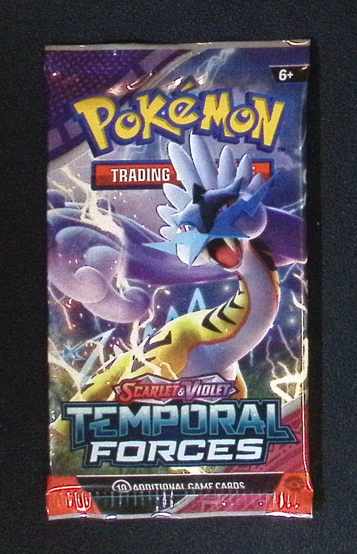 2024 Pokemon Scarlet & Violet Temporal Forces 10 Card Booster Pack, Charizard, Pikachu: Pokemon Trading Card Game Cards, Charizard, Pikachu, Mewto, EX, Referse Holo, Holo Rare Cards, Secret Rare Cards, Full Art Cards, Evee, 3 Stars Ultra Rare Cards, Double Rare, Illustration Rare, Specia