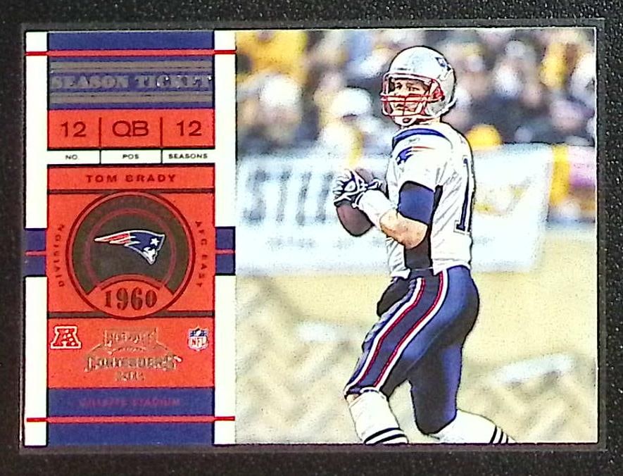 Tom Brady 2012 Panini Playoff Contenders #9: Panini Select, Prizm, Mosaic, Contenders, Zenith, Phoenix, Illusions, Absolute, Rookie NFL Sports Trading Cards, SP, SSP, Cards, Football Cards for Sale Near Me, Superbowl & Hall of Fame Player