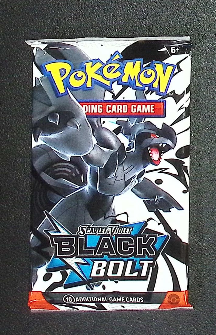 2025 Pokemon Scarlet & Violet Black Bolt 10 Card Booster Pack Charizard: Pokemon Trading Card Game Cards, Charizard, Pikachu, Mewto, EX, Referse Holo, Holo Rare Cards, Secret Rare Cards, Full Art Cards, Evee, 3 Stars Ultra Rare Cards, Double Rare, Illustration Rare,