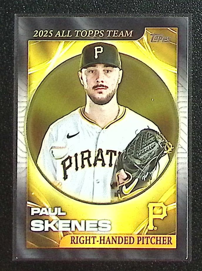 Paul Skenes All Topps Team 2026 Topps #ATT-10 Pittsburgh Pirates: Topps Baseball MLB Trading & Sports Cards, Sports Cards for Sale Near Me, World Series & Hall of Fame Players Memorabilia, Refractors, X-Fractors, Numbered, SP, SSP, Valuable Auction Memorabilia Lots 