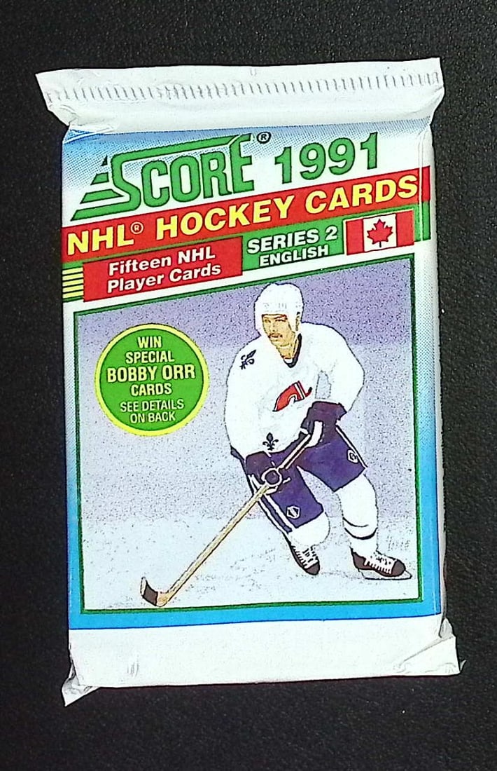 1991 Score Bi-Lingual Series 2 Vintage Hockey Cards Retail Box Pack Sports Cards (1 of 1)