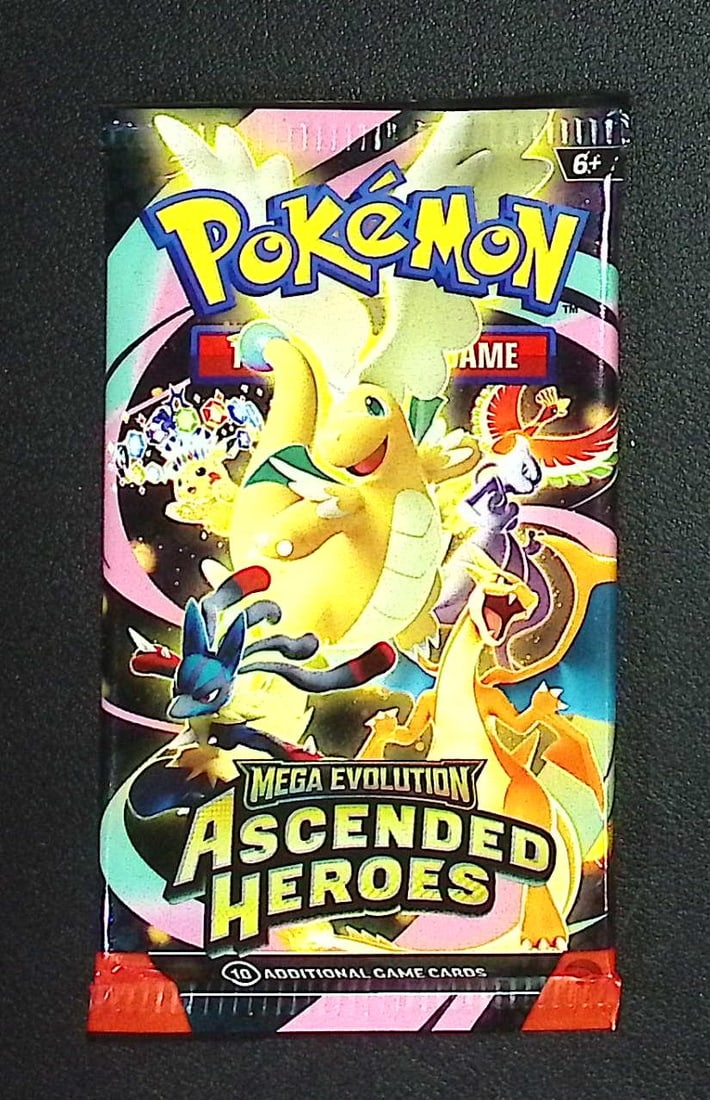 2025 Pokemon Ascended Heroes Card Booster Pack Charizard Newest Pokemon Set: Pokemon Trading Card Game Cards, Charizard, Pikachu, Mewto, EX, Referse Holo, Holo Rare Cards, Secret Rare Cards, Full Art Cards, Evee, 3 Stars Ultra Rare Cards, Double Rare, Illustration Rare, Specia