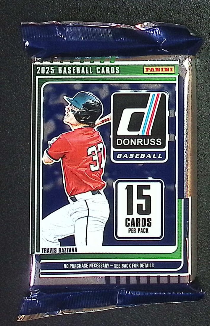 2025 Donruss Baseball Card Blaster Box Pack - Shock Parallels (1 of 1)