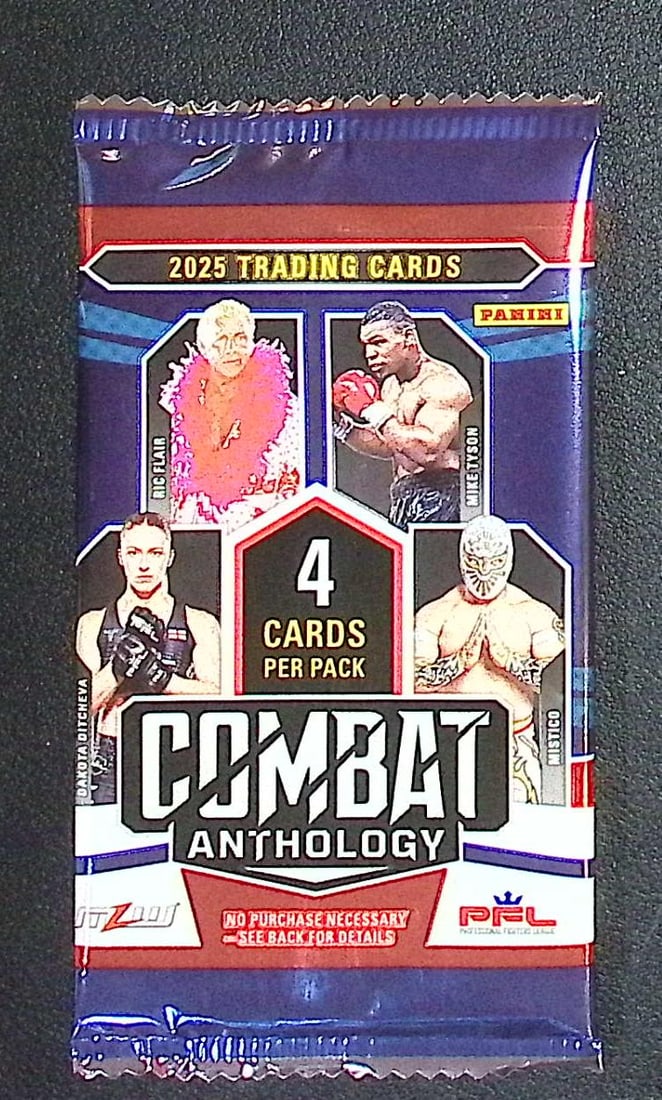 2025 Panini Combat Anthology Blaster Box Pack: Boxing, Wrestling, & UFC Cards (1 of 1)