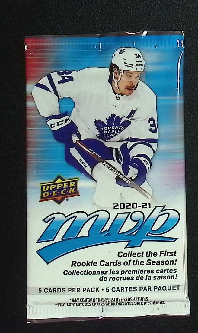 2020-21 Upper Deck MVP Hockey Card BLASTER BOX PACK Sports Cards: Upper Deck Hockey NHL Trading & Sports Cards, Sports Cards for Sale Near Me, Connor McDavid, Alex Ovechkin, Sidney Crosby, Nathan McKinnon, Stanley Cup & Hall of Fame Players, Auction Memorabilia