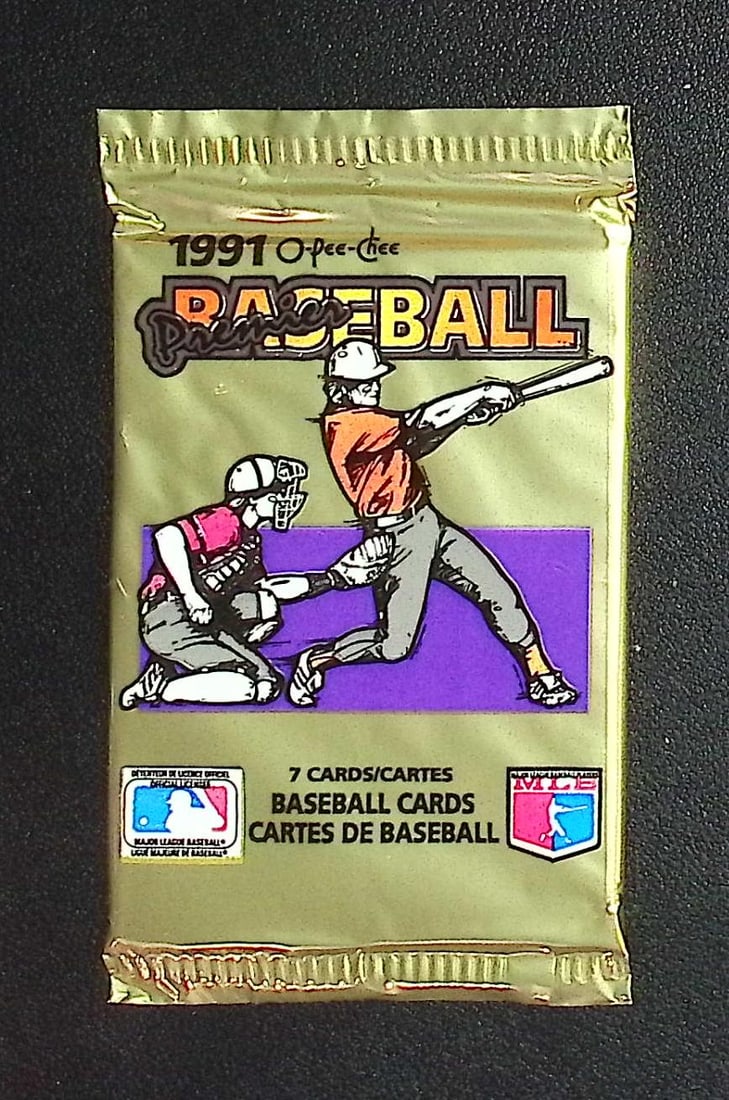 1991 O Pee Chee Series 1 Baseball Retail Box Pack - MLB Trading Cards: O Pee Chee Vintage Baseball MLB Trading & Sports Cards, World Series & Hall of Fame Players, Old Sports Cards for Sale Near Me, Valuable Auction Memorabilia Lots For Sale On Line, Tony Gwynn, Rickey