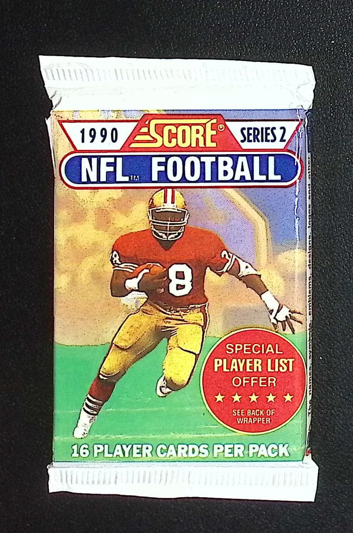 1990 Score Series 2 Vintage Football Card Factory Sealed Retail Box Pack Sports Card (1 of 1)