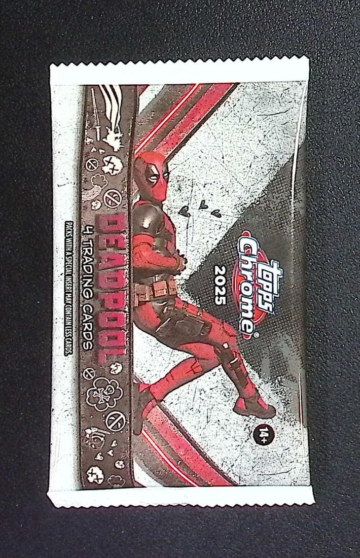 2025 Topps Chrome Marvel Deadpool Value/Blaster Box Pack (1 of 1)
