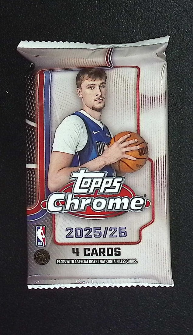 2025 Topps Chrome Basketball BLASTER BOX PACK - Cooper Flagg Rookie Card: Topps Chrome Basketball NBA Trading & Sports Cards, Victor Wembanyama, Brandon Miller, Amen Thompson, Scoot Henderson, Ausar Thompson, Autographs, Signatures, Green Topps Logo Refractor, Auction Lots 