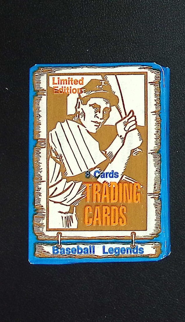 1986 PACIFIC Limited Edition Baseball Legends Vintage Baseball Cards Retail Wax Pack (1 of 1)