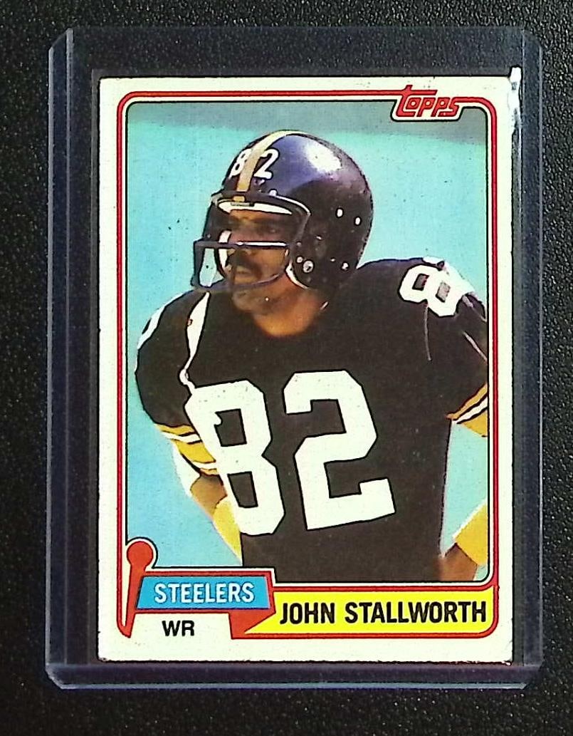 John Stallworth 1981 Topps Vintage Pittsburgh Steelers WR #476 See Pics for Condition: Topps Football NFL Trading Sports Cards, Sports Cards for Sale Near Me, Super Bowl & Hall of Fame Player Cards, Resurgence, Composite, SP, SSP, Valuable Auction Memorabilia Lots For Sale On Line