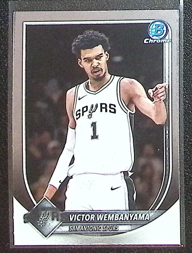 Victor Wembanyama 2025-26 Bowman Chrome #BCV-143 San Antonio Spurs: Bowman Chrome Basketball NBA Trading & Sports Cards, Sports Cards for Sale Near Me, Chrome, Refractor, SP, SSP, Valuable Auction Memorabilia Lots Sold On Line, NBA Championship & Hall of Fame Player C