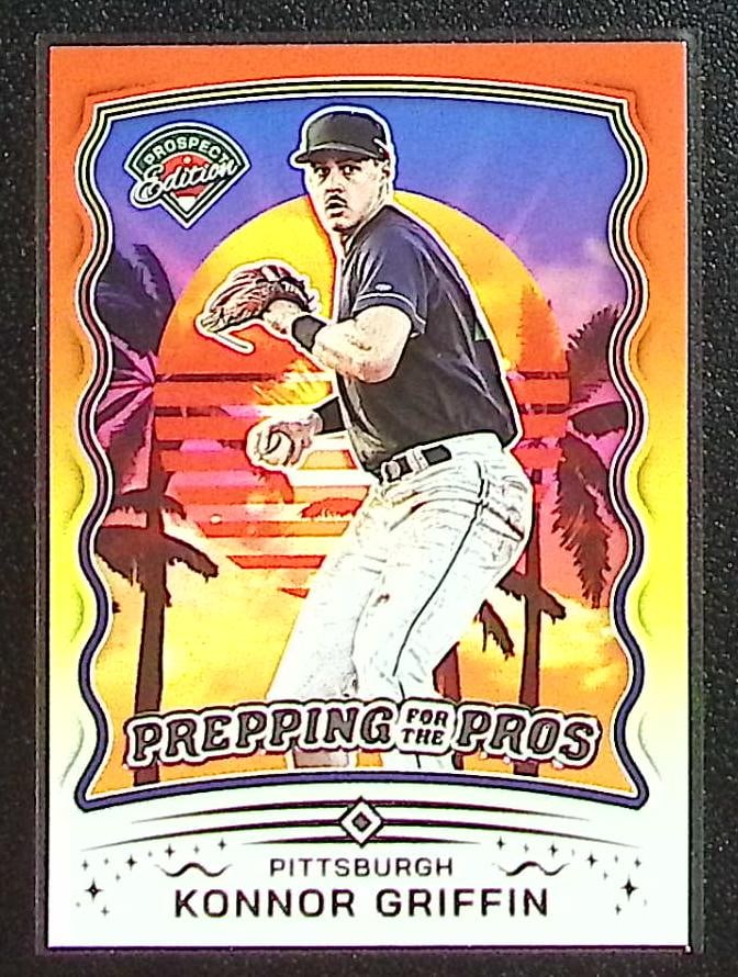 Konnor Griffin Prepping for the Pros 2025 Panini Prospect Edition #17 Pittsburgh Pirates: Panini Baseball MLB Trading & Sports Cards, Sports Cards for Sale Near Me, Prizm, Mosaic, Select, SP, SSP, Auction Memorabilia Lots for Sale On Line, World Series & Hall of Fame Players