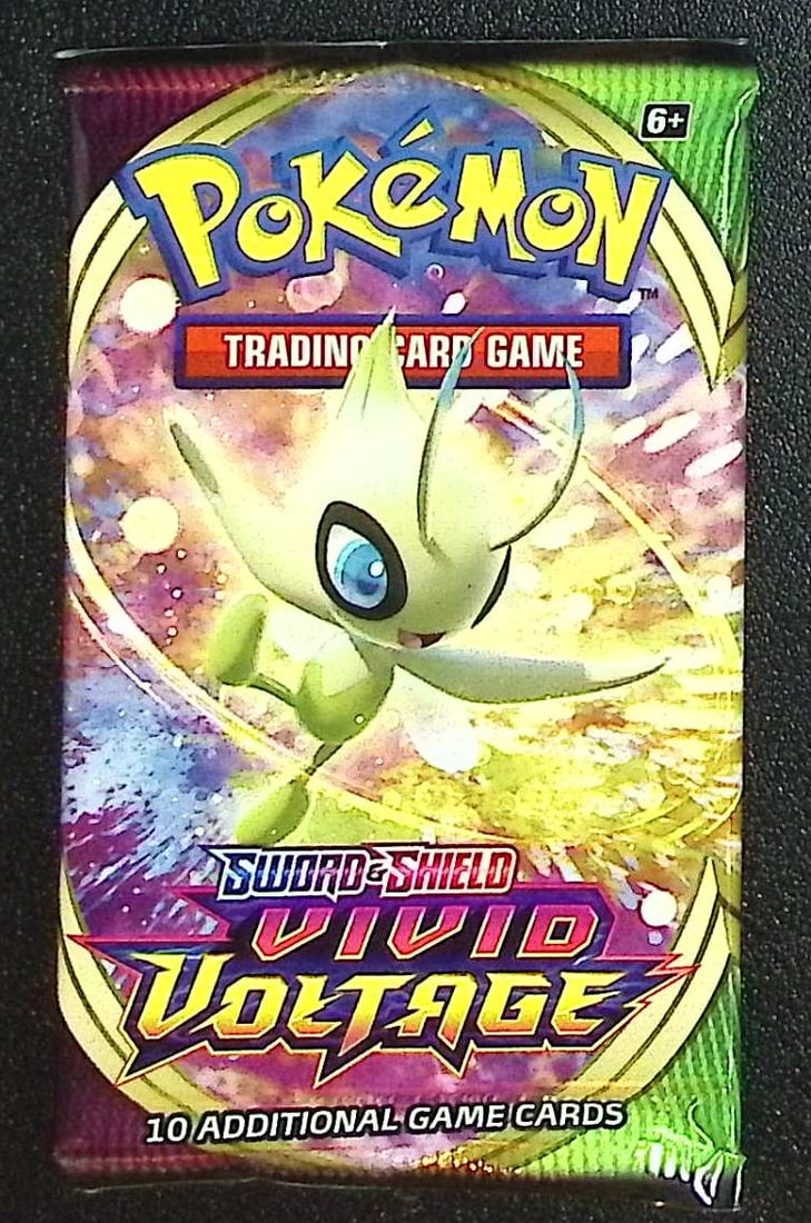 Pokemon Sword and Shield Vivid Voltage 10 Card Booster Pack Charizard Pikachu Holo Rare Cards (1 of 1)
