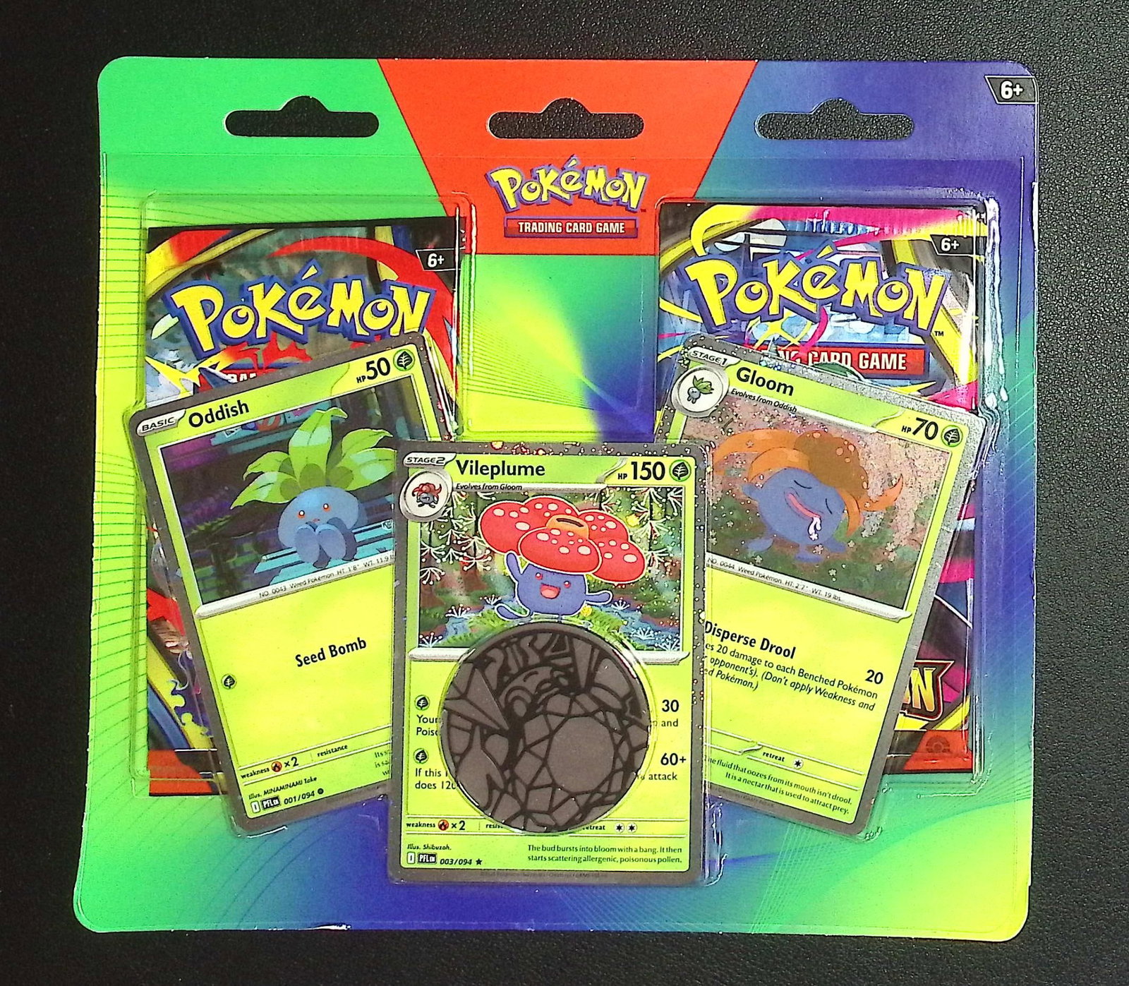 Pokemon Blister Booster Hanger: 1 - 2025 Pokemon Mega Evolutions & 1 - Phantasmal Flames (1 of 1)