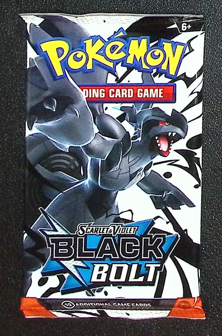 2025 Pokemon Scarlet & Violet Black Bolt 10 Card Booster Pack Charizard (1 of 1)