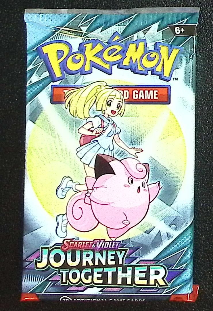 2025 Pokemon Scarlet & Violet Journey Together 10 Card TCG Booster Pack Charizard (1 of 1)