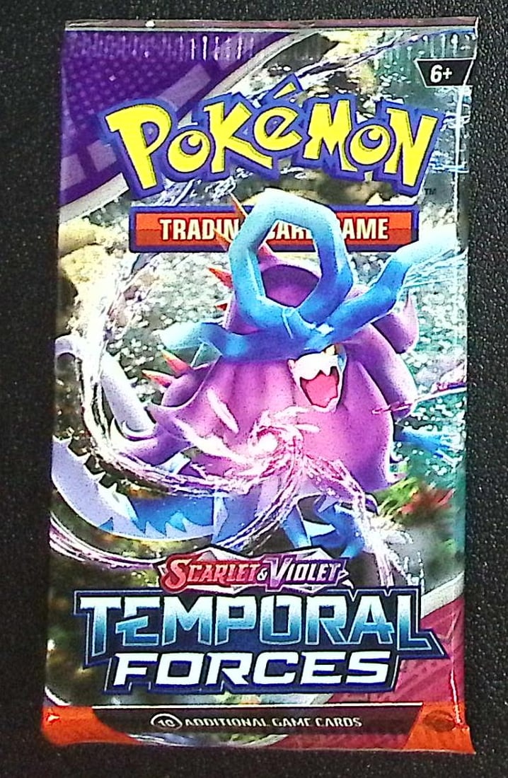 2024 Pokemon Scarlet & Violet Temporal Forces 10 Card Booster Pack, Charizard, Pikachu: Pokemon Trading Card Game Cards, Charizard, Pikachu, Mewto, EX, Referse Holo, Holo Rare Cards, Secret Rare Cards, Full Art Cards, Evee, 3 Stars Ultra Rare Cards, Double Rare, Illustration Rare, Specia