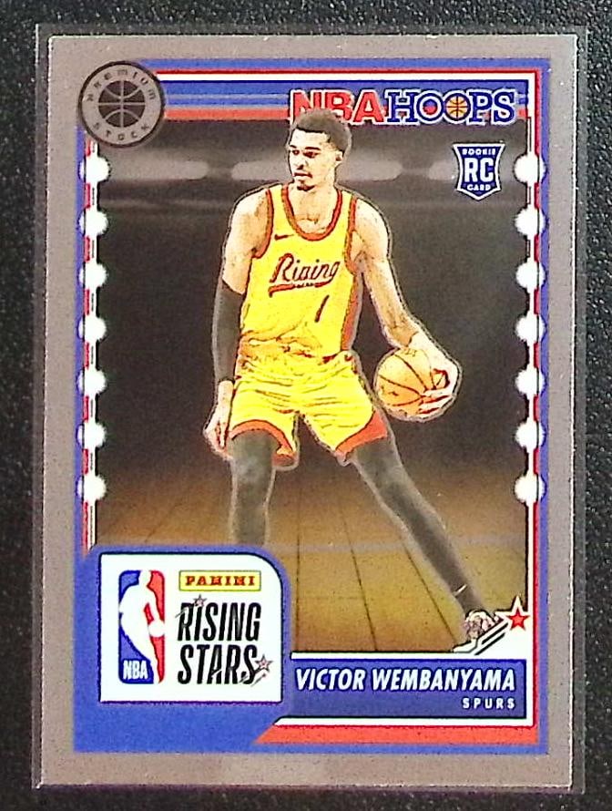 Victor Wembanyama Rookie Card 2023-24 Premium Stock #282 San Antonio Spurs: Panini Select, Prizm, Mosaic, Contenders, Revolution, Phoenix, NBA Hoops, Rookie NFL Sports Trading Cards, Silver, SP, SSP, Wave Prizms, Numbered Cards, Basketball sports Cards for Sale Near Me, NBA C