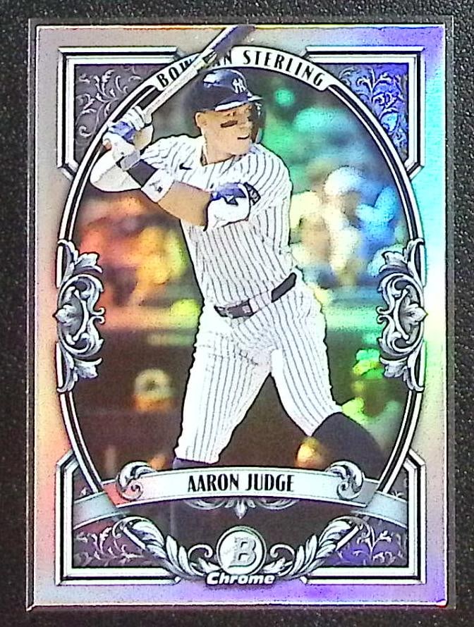 Aaron Judge Bowman Sterling 2026 Bowman Chrome #BST-4 New York Yankees: Bowman Baseball MLB Trading & Sports Cards, Sports Cards for Sale Near Me, World Series & Hall of Fame Players, SP, SSP, Chrome, 1st Bowman, Auction Memorabilia Lots Sold On Line