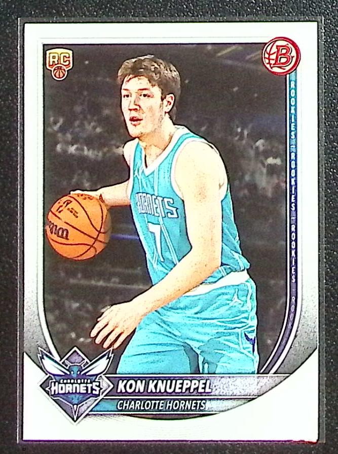 Kon Knueppel Rookie Card 2025-26 Bowman #4 Charlotte Hornets: Bowman Basketball NBA Trading & Sports Cards, Sports Cards for Sale Near Me, Chrome, Refractor, SP, SSP, Valuable Auction Memorabilia Lots Sold On Line, NBA Championship & Hall of Fame Player Cards