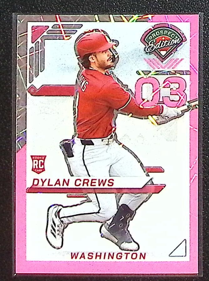 Dylan Crews Rookie Card Pink Velocity /79 2025 Panini Prospect Edition #9 Nationals: Panini Baseball MLB Trading & Sports Cards, Sports Cards for Sale Near Me, Prizm, Mosaic, Select, SP, SSP, Auction Memorabilia Lots for Sale On Line, World Series & Hall of Fame Players