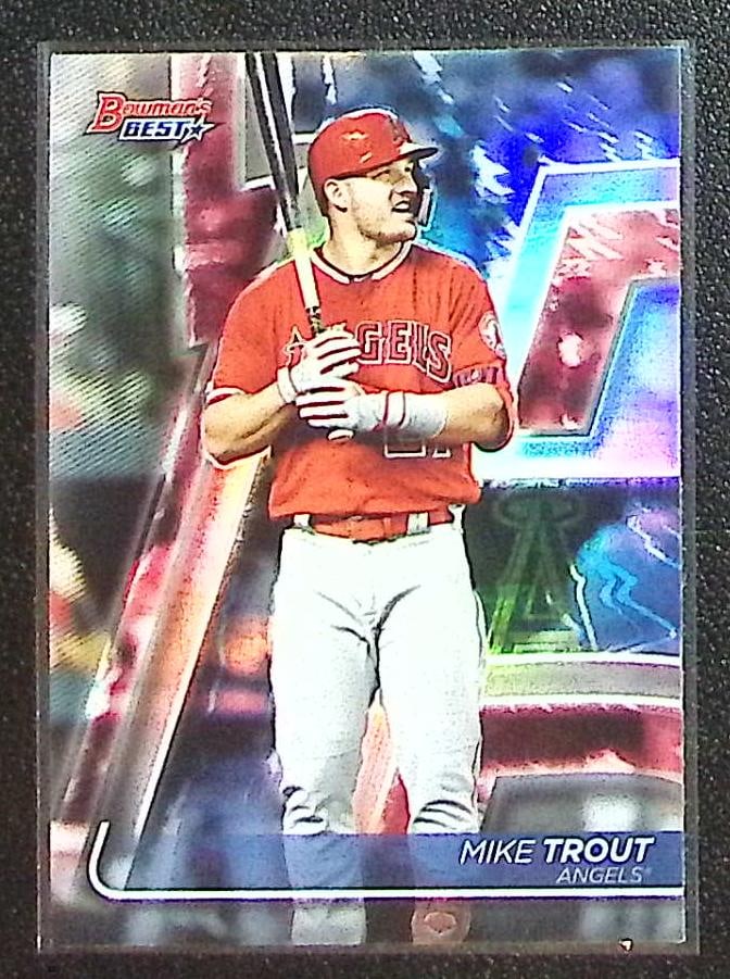 Mike Trout Refractor 2020 Bowman's Best #2 Los Angeles Angels: Bowman Baseball MLB Trading & Sports Cards, Sports Cards for Sale Near Me, World Series & Hall of Fame Players, SP, SSP, Chrome, 1st Bowman, Auction Memorabilia Lots Sold On Line