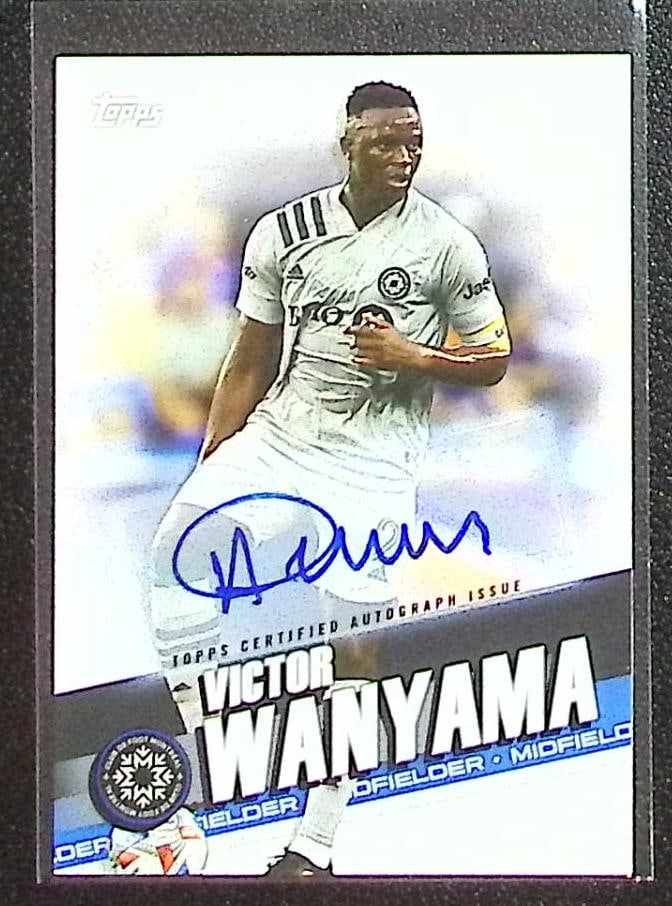 Victor Wanyama Auto 2022 Topps MLS #113 CF Montreal: Topps Soccer, Refractor, X-Fractor, FIFA World Cup, Soccer Rookie FIFA Sports Trading Cards, Silver, SP, SSP, Wave Prizms, Numbered Cards, Soccer sports Cards for Sale Near Me, FIFA Championship & Hal