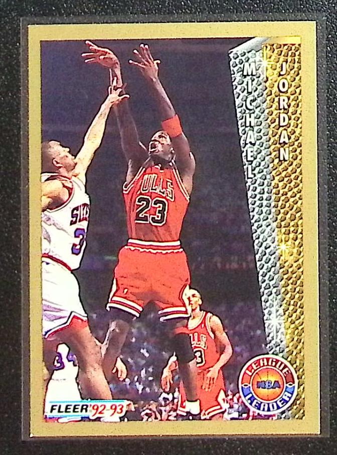 Michael Jordan 1992-93 Fleer #238 Chicago Bulls: Fleer Basketball NBA Trading & Sports Cards, NBA Championship & Hall of Fame Player Cards, Valuable Auction Memorabilia Lots Sold On Line, Old Sports Cards for Sale Near Me