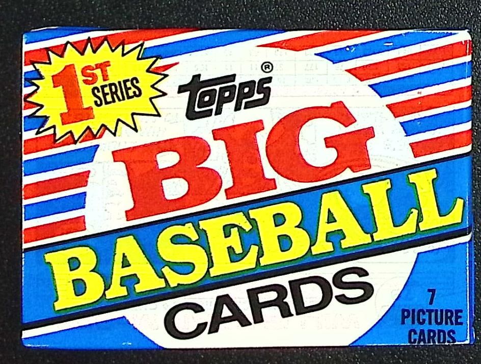 1988 Topps Vintage Big Baseball Cards Series 1 Retail Box Wax Pack, Sports Cards (1 of 1)