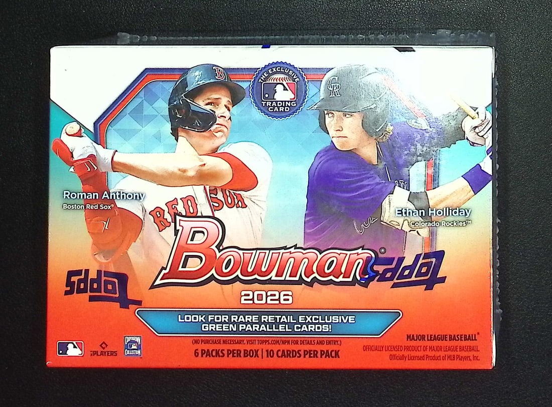 2026 Bowman Baseball Cards BLASTER BOX, Roman Anthony Rookie Card, Konnor Griffin Prospect: Bowman Baseball MLB Trading & Sports Cards, Roman Anthony Rookie Card, Konnor Griffin Prospect, Sports Cards for Sale Near Me, Prospect, Refractors, Auction Lots for Sale on Line, World Series & Hall 