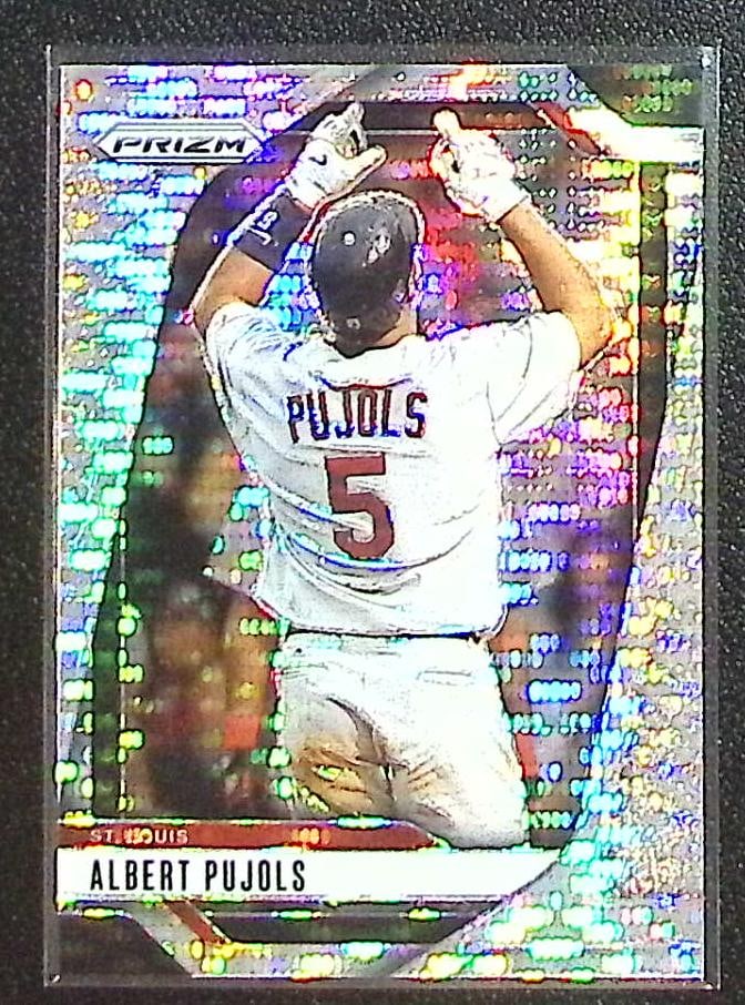 Albert Pujols Pulsar Prizm /499 2025 Panini Prizm #97 St. Louis Cardinals (1 of 2)