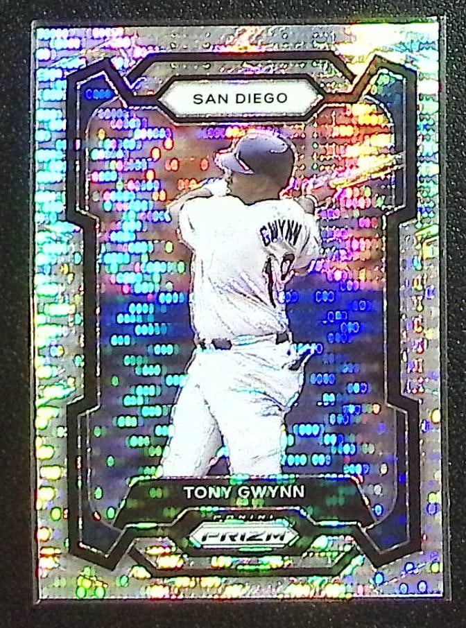 Tony Gwynn Pulsar Prizm /499 2024 Panini Prizm #76 San Diego Padres: Panini Baseball MLB Trading & Sports Cards, Sports Cards for Sale Near Me, Prizm, Mosaic, Select, SP, SSP, Auction Memorabilia Lots for Sale On Line, World Series & Hall of Fame Players